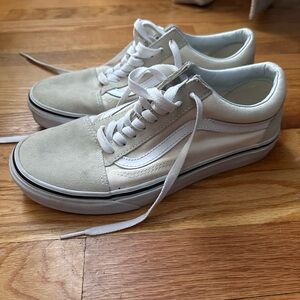 Vans Womens Cream and white Sneakers